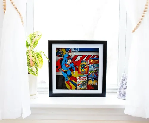 Vista 8 de Silver Buffalo SP6206SB DC Comics DC Superman Shadow Box