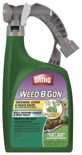 Vista 6 de Ortho Weed B Gon Chickweed, Clover and Oxalis Killer for Lawn Concentrate, Kills Creeping Charlie, 16 onzas líquidas