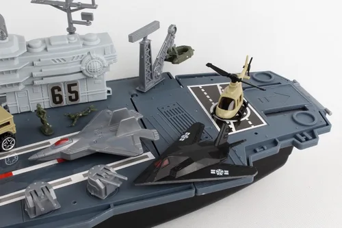 Vista 7 de Daron Worldwide Trading Aircraft Carrier BP96243 Playset, para 36 meses a 180 meses Gris