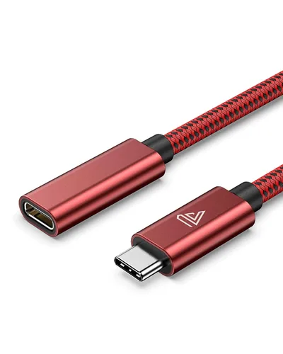 Vista 15 de Faracent Cable de extensión USB C (20Gbps/240W/1FT/0.3M), USB 3.2 tipo C 3.1 macho a hembra, extensión de carga y sincronización para iPhone 16 15