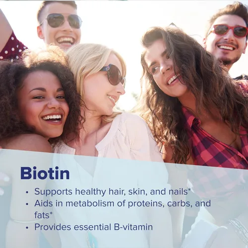 Vista 6 de Superior Source Biotina 10000 mcg. Tabletas microlingües de disolución rápida bajo la lengua, 60 unidades, apoya el crecimiento saludable