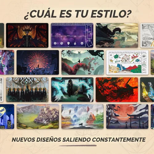 Vista 6 de Quest (cosido) – Tapete MTG de Clint Cearley – Compatible con Magic The Gathering Playmat – Play MTG, YuGiOh, TCG – Diseños artísticos y accesorios