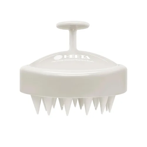 Vista 19 de Cepillo de masaje para cuero cabelludo Heeta, cepillo de silicona para aplicar champú, negro, Negro