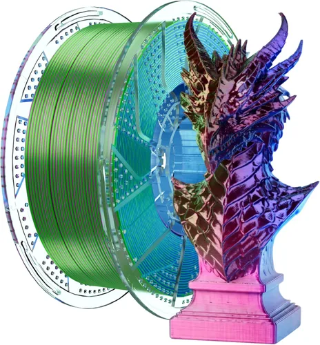 Vista 22 de Conjure PETG Rainbow - Filamento para impresora 3D, 2.2 libras Arco iris-2.2 lbs