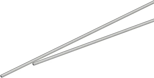 Vista 10 de Uxcell Tubo capilar de acero inoxidable 304, OD 0.4 mm x 0.1 mm de grosor de pared, 250 mm de longitud, tubo metálico para maquinaria industrial