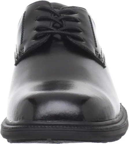 Vista 2 de Nunn Bush Men's Baker Street Plain Toe Oxford Lace Up with Kore Slip Resistant Comfort Technology