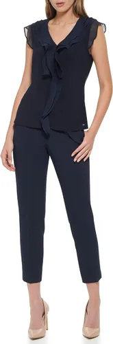 Vista 2 de Tommy Hilfiger Women's Flounce Sleeve Top