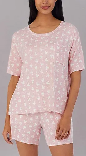 Vista 4 de Disney Conjunto de pijama corto y camisa de manga corta de 2 piezas para mujer