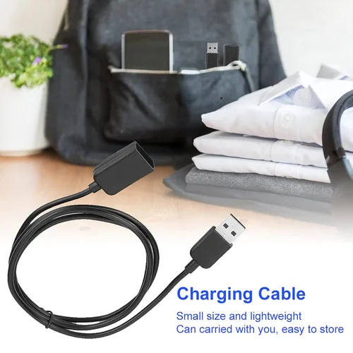 Vista 8 de Luqeeg Cargador de reloj de pulsera, 1 uds., cable de carga USB, cable de carga de goma TPE suave cable de carga, accesorios para pulsera