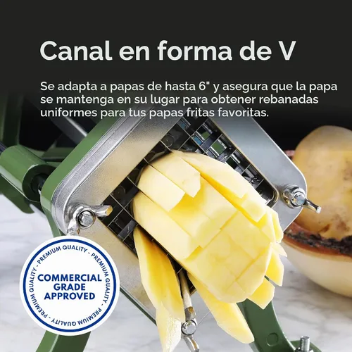 Vista 7 de New Star Foodservice - Cortador de papas a la francesa para freír, de grado comercial + piezas de repuesto