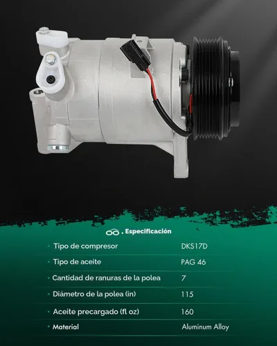 Vista 8 de SCITOO Compresor de CA para Nissan para Maxima Murano 3.5L 2009-2014