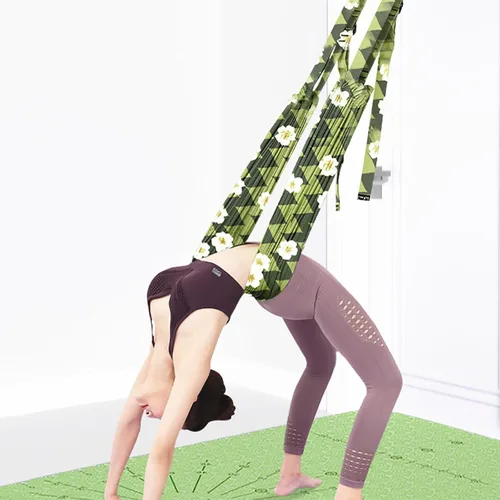 Vista 8 de TOCO FREIDO Correa Elástica para la Cintura, la Parte Posterior y las Piernas/Banda de Fitness para Yoga, Entrenador de Asistencia para Estiramiento