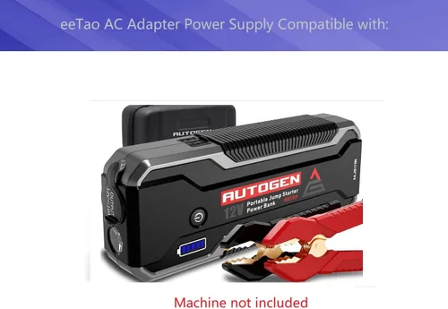 Vista 2 de Cable de carga micro USB compatible con AUTOGEN MJS111B MJS-111 MJS60W arrancador de coche 4500A 4000A 3000A 12V enchufe cargador de batería