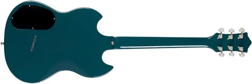 Vista 3 de Guild Polara Cuerpo Sólido Eléctrico Azul Acero