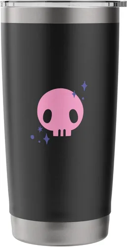 Vista 3 de Kuromi Vaso aislado de acero inoxidable cósmico