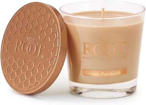 Vista 20 de Root Candles Velas perfumadas de panal Veriglass Premium hecha a mano con mezcla de cera de abeja, pequeña, Hosta