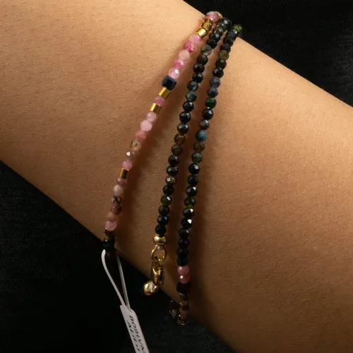 Vista 2 de I Can Do All Things Through Christ Morse Code Bracelets, Stone Beaded Bracelets for Women, 925 Sterling Silver Bracelets for Women, Bible Verse
