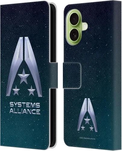 Vista 16 de Head Case Designs Funda de piel con licencia oficial de EA Bioware Mass Effect Cerberus Logo Graphics tipo cartera compatible con Apple iPhone 11