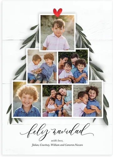 Vista 11 de Let's Make Memories Tarjetas de Navidad fotográficas 2026 - Cuadros azules
