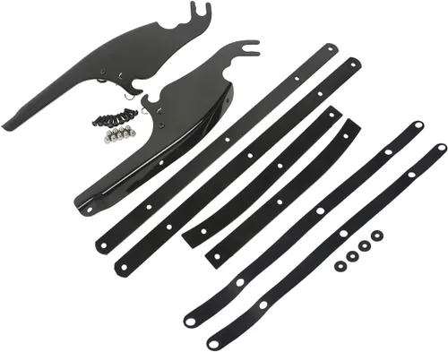 Vista 9 de TCT-MOTORPARTS Parabrisas de PC transparente para Harley Heritage Softail Classic FLSTC, FLSTN, Slim Deluxe, Fat Boy, FLS 2000-2017 Parabrisas