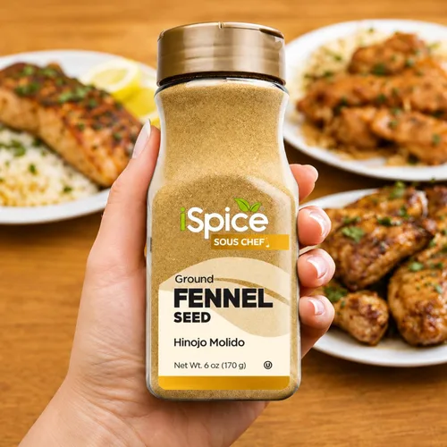 Vista 6 de iSpice - POLVO DE SEMILLA DE HINO MOLIDO 6oz (170g) (Molido)