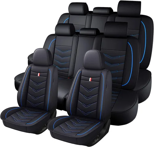 Vista 21 de Funda de asiento de auto para Dodge Durango 2002-2026, funda de cojín duradera, resistente al desgaste, impermeable, transpirable, sin olor, fundas
