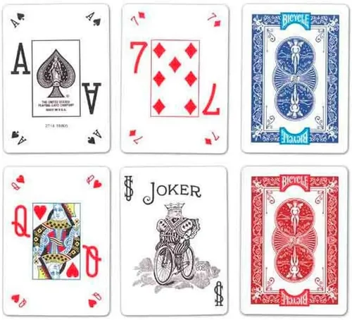 Vista 2 de Bicycle Pro Poker Peek Red Back Juego de cartas