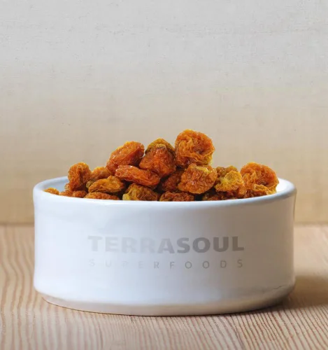 Vista 2 de Terrasoul Superfoods Bayas doradas orgánicas, 2 libras