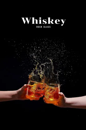 Vista 2 de LEMONSODA Old Fashioned - Vasos de whisky de cristal con caja de lujo, vasos de 13 onzas para whisky, bourbon, licor y bebidas de cóctel, 100%