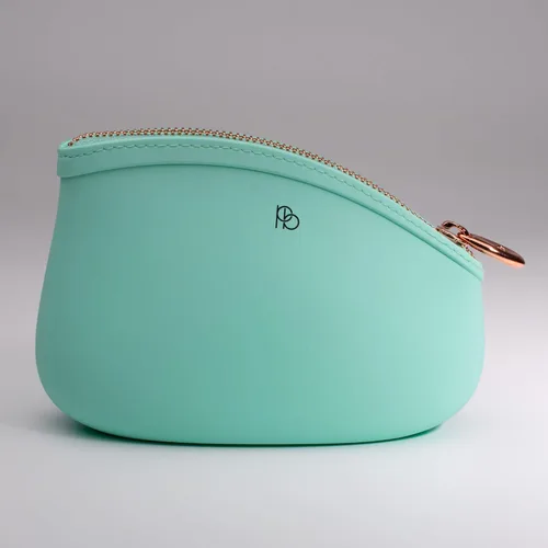 Vista 3 de Pudinbag - Neceser pequeño para maquillaje, de silicona, impermeable, para mujer, 10