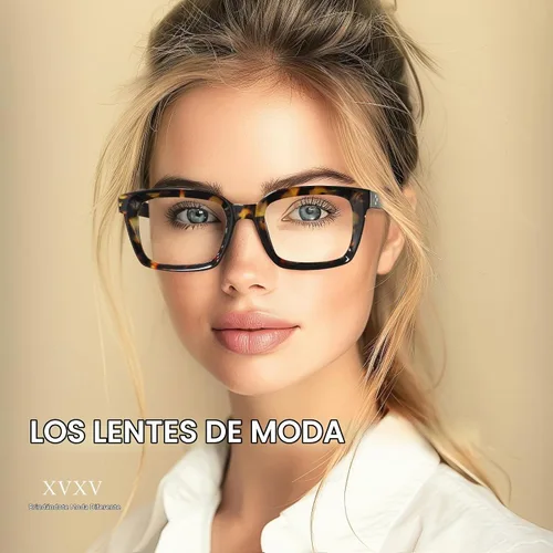 Vista 2 de XVXV Reading Glasses for Women Men - Blue Light Blocking Readers Oversize Square Anti Glare with Spring Hinge Mix1
