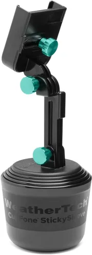 Vista 19 de WeatherTech CupFone, Soporte Universal de Portavasos para Teléfono en Coches – Ajuste Ajustable y Seguro con Acceso Abierto para Carga – Compatible