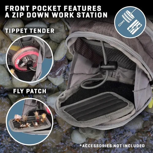 Vista 5 de Allen Company Bear Creek Micro Fly Fishing Chest Pack