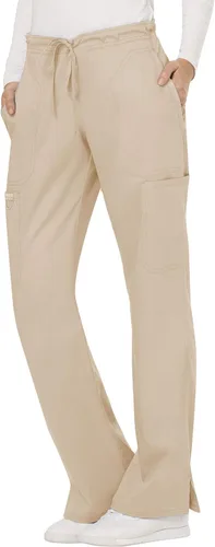 Vista 8 de Cherokee - Pantalones quirúrgicos elásticos Workwear Revolution WW120 para mujer, suaves y con cordón ajustable