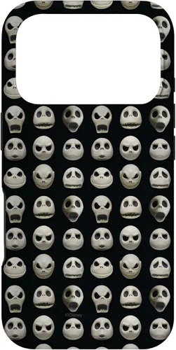 Vista 29 de Funda negra para iPhone 13 Pro Max Disney The Nightmare Before Christmas Jack Expressions
