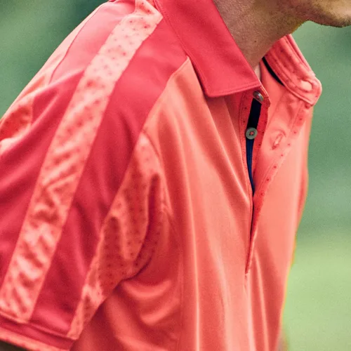 Vista 7 de Camisa de golf Dry Fit para hombre, polo de manga corta de secado rápido, absorbe la humedad