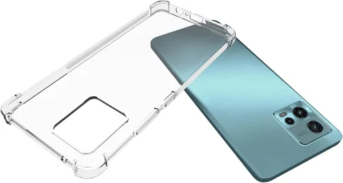 Vista 3 de USTIYA Funda para Motorola Moto G72 4G Clear TPU Cuatro Esquinas Cubierta Protectora Transparente Suave Funda