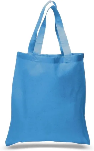 Vista 12 de Bolsas reutilizables de lona de algodón, bolsas de tela con asas 15x16 (1-Bag) TBF