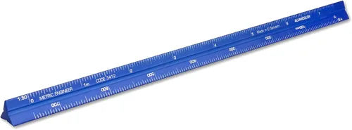 Vista 44 de Alumicolor Regla Métrica de Bolsillo para Arquitecto de Aluminio, 15CM, Negro