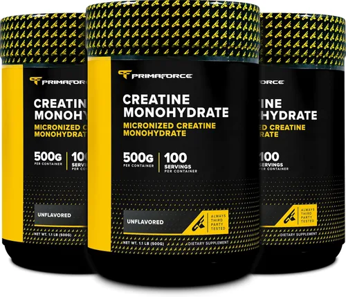 Vista 7 de Primaforce Monohidrato de creatina micronizada en polvo 17.64 oz (1.1 libras)