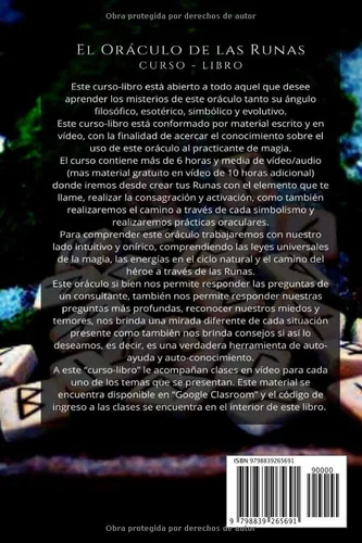 Vista 2 de El oráculo de las Runas Curso-Libro (Curso - Libro de Magia y Esoterismo.) (Spanish Edition)