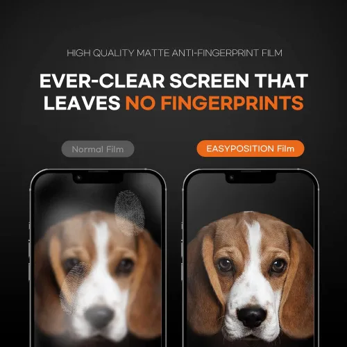Vista 3 de Protector de pantalla para iPhone 13 Pro Max (paquete de 3) - Protector de pantalla premium para iPhone 13 Pro Max - Instalación sin esfuerzo