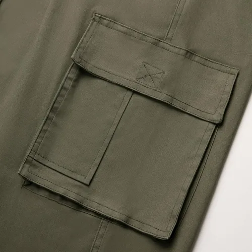 Vista 3 de WZIKAI Pantalones cargo para hombre, pantalones deportivos casuales para entrenamiento, senderismo, con múltiples bolsillos