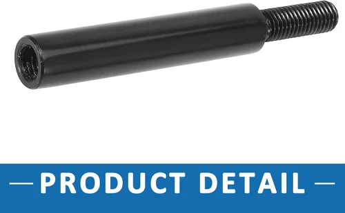 Vista 5 de Extensor de perilla de palanca de cambios de 3 pulgadas M10X1.25 para Honda Civic 1989-2018 aleación de aluminio negro