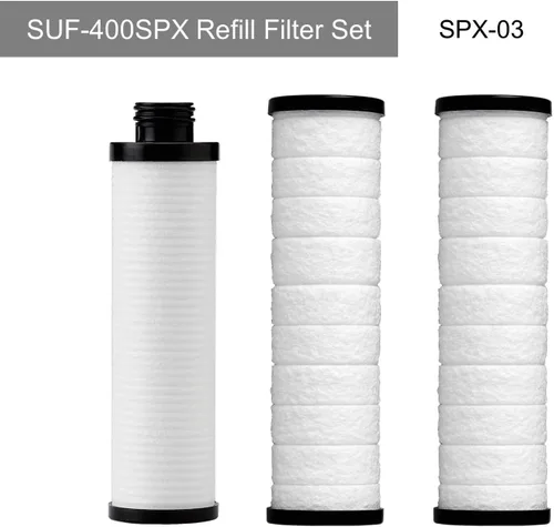 Vista 7 de Filtro de ducha en línea SPM-400 VitaPure también conocido como SUF-400SPX