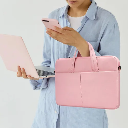 Vista 2 de Funda para laptop de 14 pulgadas para HP Chromebook14/Stream, Lenovo IdeaPad Flex 5, MacBook Air 15.3 M5, bolsa de transporte para laptop de 13.5