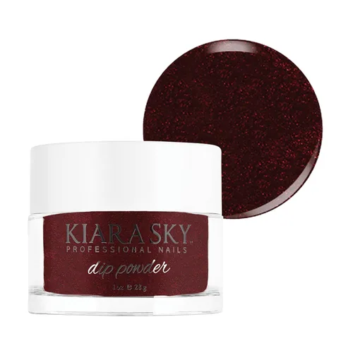 Vista 4 de Kiara Sky Uñas profesionales, polvo de inmersión de uñas, 1 onza, tonos rojos (Cehri Cheri)