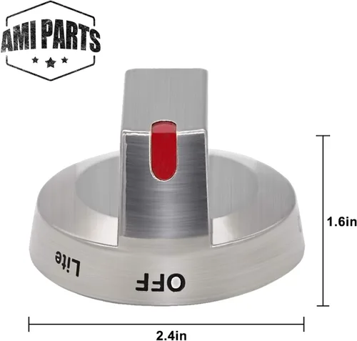 Vista 6 de AMI PARTS DG64-00473A - Perillas de estufa compatibles con repuesto de estufa Samsung NX58F5700WS NX58K7850SS NX58H5600SS NX58J7750SS NX58H5650WS
