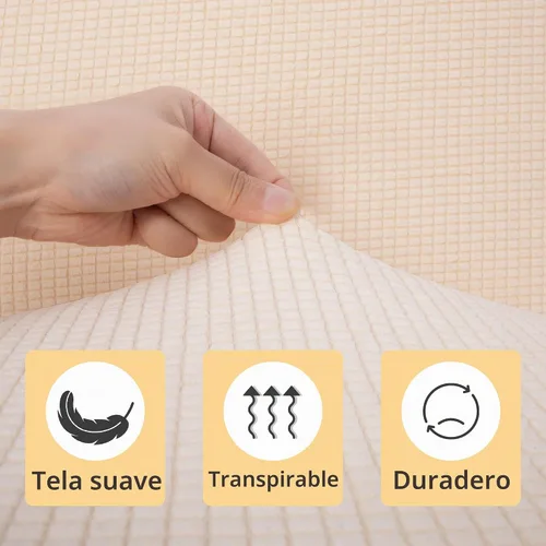 Vista 3 de RunNico Fundas de Cojines para Comedor de RV - Fundas Elásticas para Cojines de Camper - Protector de Muebles de Sofá Loveseat Extensible para RV