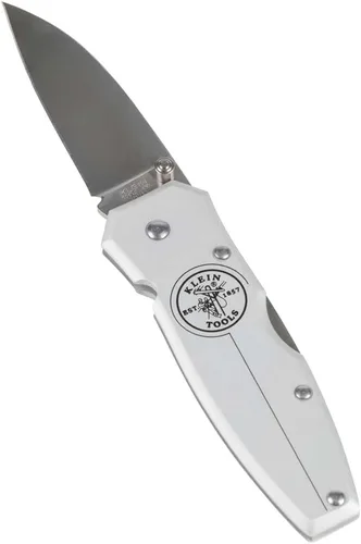 Vista 3 de Klein Tools 44001 Cuchillo de bloqueo ligero de 2-1/2 pulgadas con hoja de punto de caída
